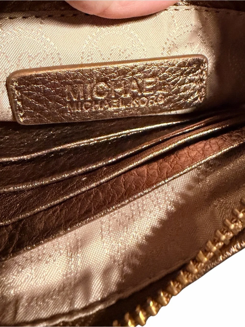 Michael Kors sparkling gold